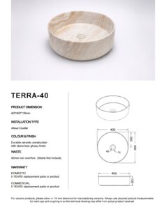 Terra 40 specifications