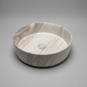 Terra 40 Above-Counter Basin Gloss Stone Marble