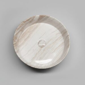 Terra 40 Above-Counter Basin Gloss Stone Marble 2